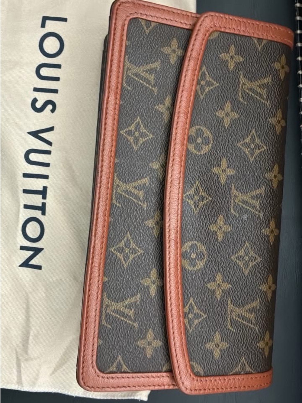 Louis Vuitton Pochette Dame GM Vintage Monogram Clutch